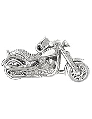 Clevereves14K White Gold Pendant 3-D Motorcyces, Bicycles 10 - Gram(s)