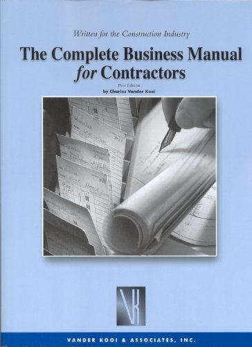 the complete business manual for contractors
