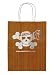 Gift Bag Basketball Golden Brown