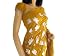 Georgette Bollywood Cocktail Goldenrod Party Sari Saree