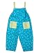 Baby : Boys Girls Reversible Twill Overalls Turquoise Dolphins 6 Months
