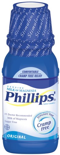 Phillips' Original Milk of Magnesia Liquid, 26oz Bottle (Pack of 2)