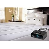 Sunbeam Vertical Quilted Heated Mattress Pad with ComfortTech Controller, King