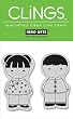 Hero Arts CLINGS Rubber Stamp / Friends