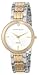 Anne Klein Women's AK/1111SVTT Genuine Diamond Dial Wall-To-Wall Two-Tone Bracelet Watch