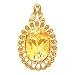 14K White or Yellow Gold Citrine Pendant -- OTHER GEMS AVAILABLE