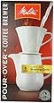 Melitta Coffee Maker, Porcelain 6 Cup Pour- Over Brewer