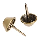 100個入り 切り釘 バケット釘 装飾釘 アンティーク家具タックリベット　ヴィンテージ　スタイル　ブロンズ