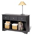 Sonoma Black Finish Sideboard Buffet Console Sofa Table