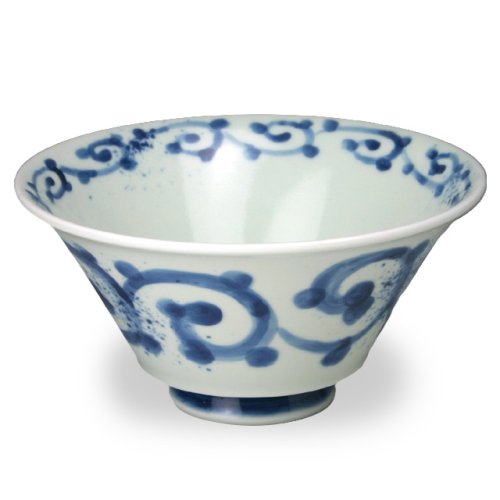 Cover image : 波佐見焼 太唐草 イケメン丼 聖栄陶器 木下光春(500cc)