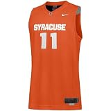 Nike - Nike Syracuse Orange #11 Orange Replica Basketball Jersey