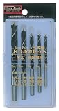シャープポイント(Sharp point) BEST QUALITY 5本組 木工・軽金属用 ドリルセット WD-05