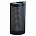 Rubbermaid Commercial SO1220B - European & Metallic Series Open Top Receptacle, Half-Round, 12 gal, 