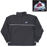 Colorado Avalanche NHL Omni Pullover Windshirt (Black) at Antigua