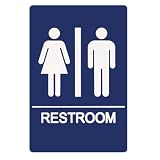 Braille Unisex Restroom Sign
