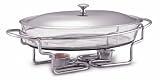 Tuxton 3.4-Quart Oval Glass Chafer