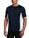 Kanu Surf Men's Big CB Extended-Size Rashguard UPF 50+ Swim Tee, Navy, 4X