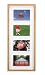 Umbra Floater Multi-Frame Hold 4, 4"x6" Photos Vertically- Natural