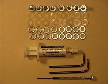 Xbox 360 Repair Kit XCLAMP 3 Red Light Fix X-Clamp RROD Red Ring - Hardware Arctic Silver Alumina Thermal Paste T8 T10 Torx Custom Precision Screwdriver