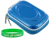 41qDMgHG6uL. SL160  Hard Shell Carrying Case  for Nikon Coolpix S220 Digital Camera Aqua Green
