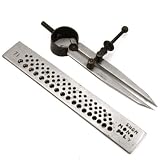 4" Divider Caliper Economy Drawplate Jewelers Machinist