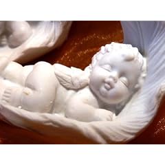 12 kleine Baby Engel in Feder