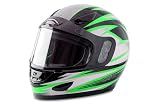 Raider Full Face Snowmobile Green XXXLarge Helmet