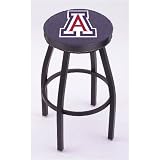 Arizona Wildcats 30 Single-ring Swivel Bar Stool with Black Accent Ring