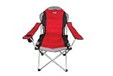 from Quest Quest Superlite Folding Chair with Padded Head Rest (Red/Black/Beige)