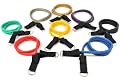 CrossFit Advanced Resistance Tubing Band Set #5 by Body-Bands | 8 Commercial Tube Bands w/ Reinforced Ends | Adjustable from 5 to 250 lbs of Resistance