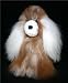 Soft Cuddly Alpaca Stuffed Animal Hand Made Pet Dog Teddy Bear APD_WHITEBROWN10_050