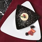 Best price Trp6bl Triangle Plastic Dessert Plates