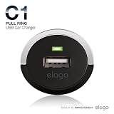 elago Nano EL-Car-C1  USB Car Charger for iPhone, iPod, MP3 Players, Digital Cameras, PDAs, and Mobile Phones (Black)