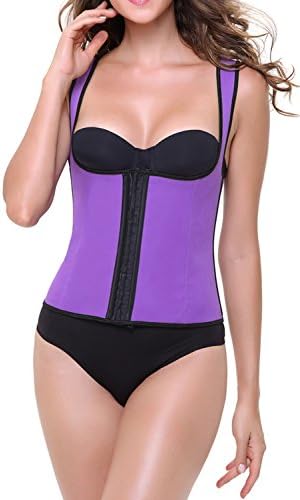 JOYEASYBUY Women's 3 Hook Workout Waist Trainer Plus Size Corsets 5X-Large