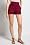 Stretch Cotton High Waist Short