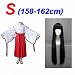 Japanischen Anime Cosplay Inuyasha Kikyo Kimono Cosplay (S) + Inuyasha Kikyo 80cm Perücke