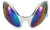Silver Alien Bug Lizard Eye Sunglasses Bugg Glasses
