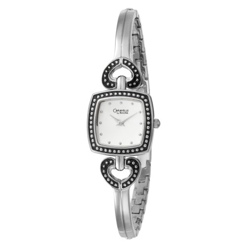 Bulova Watches:Caravelle by Bulova Women's 43L116 Silver and White Dial Metal Bracelet Watch Images