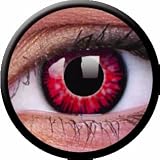 Produkt-Bild: Farbige rote Crazy Fun Kontaktlinsen D&auml;mon Twilight Volturi "Vampire" Demon Topqualit&auml;t zu Karneval und Halloween crazy contact lenses 1 Paar inkl. 60ml Kombil&ouml;sung und Kontaktlinsenbeh&auml;lter!
