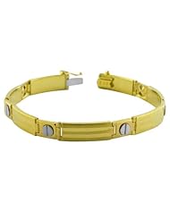 Fremada 14k Two-tone Gold Palomino Bracelet