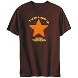 T-Shirt Mens Brown  I WAS A STAR IN British Virgin Island  Countries