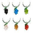 Wine Country Glass Wine Charms - Set of 6