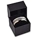 Tungsten Wedding Band Ring 6mm for Men Women Comfort Fit 18K Rose Gold Plated Beveled Edge Brushed Polished Lifetime Guarantee