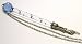 Crystal Yad Torah Pointer Made Using Swarovski Crystal - Blue