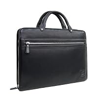 Gateway UC-7807U 13.3-Inch Silver Laptop Carrying City Executive Black Convertible Briefcase Bag