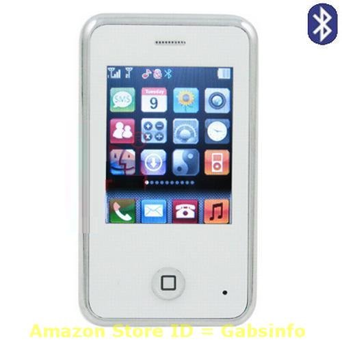 KA08 Touch Screen MP3 Player Cell Phone w 2.4 Inch TFT & Camera