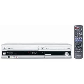 Panasonic DMR-EZ37VS DVD-Recorder VCR Combo with ATSC Tuner Silver 