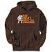 Hoodie Mens Brown 