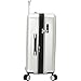 Delsey Luggage Helium Titanium 25 Inch EXP Spinner Trolley Silver