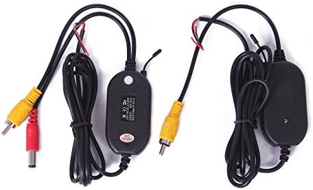 HDE 2.4G Wireless High-Definition 135 Degree Waterproof CMOS Night Vision Back Up Reverse Camera + 3.5" On-Dash Color Monitor